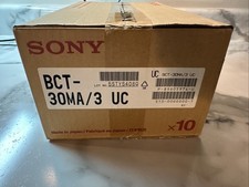 Sony BetaCam SP 30 BCT-30MA Metal Tape Set of 10 NEW
