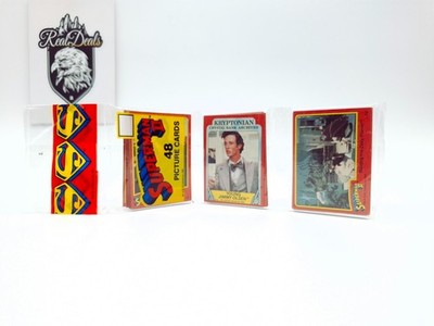 1980 Topps Superman II Trading Cards Rack Pack 48 Unopened Vintage Sammelkarten