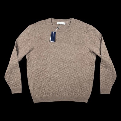 $159 HOLDERNESS & BOURNE Ward Quilted Sweater Mens XL Tailored Fit NEW WITH TAGS
