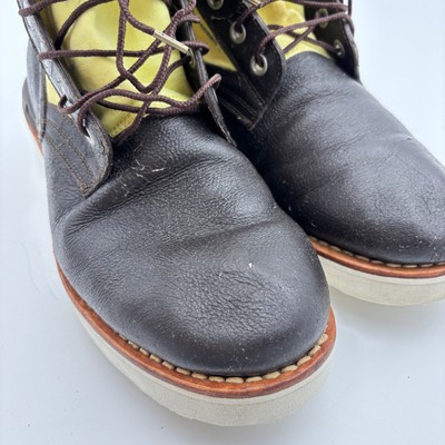 Visvim 7-Hole \'73 Folk Yellow Boots Men\'s 12 Handmade Visvim 7-Hole  main image 4