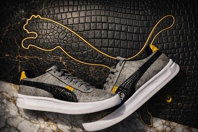 Men s Puma GV Special x  Gator Grey' Faux Crocodile Skin RARE GOAT $460 Sz 13