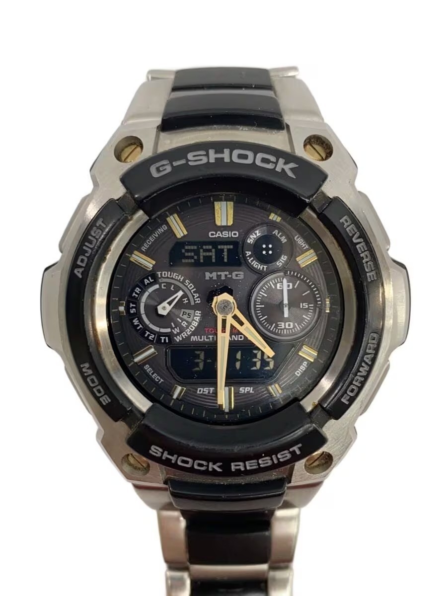 CASIO G-Shock MTG-1500 MT-G men Quartz Black Dial Silver Watch