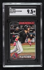 2024 Topps Series 2 Black 7/73 Dominic Fletcher #623 SGC 9.5 Mint+ 14dq