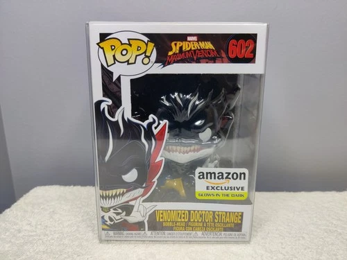 Funko Pop Venomized Doctor Strange Glow in the Dark Amazon Exclusive #602 Protec