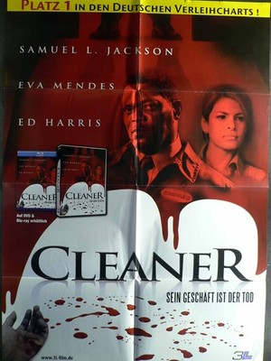 Cleaner - Samuel L. Jackson - Eva Mendes - Videoposter A1 84x60cm gefaltet
