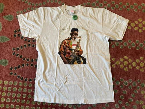 Tee shirt Supreme Pharoah Sanders Blanc Stock X 100% authentifié. Taille LARGE
