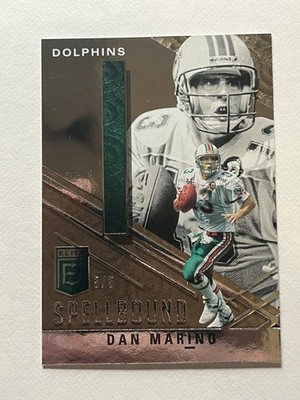 2021 Panini Donruss Elite Dan Marino Spellbound Gold /5 “I” Dolphins S-1