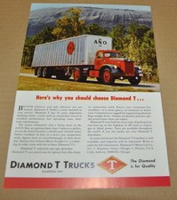 Diamond T Truck Ad Ano Motor Freights Burroughs