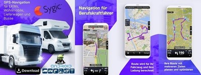 Sygic Truck Professional 28.10.9 - For Trucks & Buses - Europe & Worldwide - Download