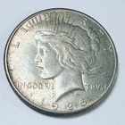 1926 PEACE SILVER DOLLAR- 90% SILVER - VF VERY FINE DETAILS #9569
