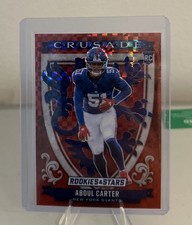 2025 Panini Rookies & Stars - Crusade Abdul Carter #24 Red Plaid (RC)