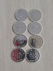 8 Skull & Crossbones 1 Gram .999 Fine Silver Rounds Lot #5