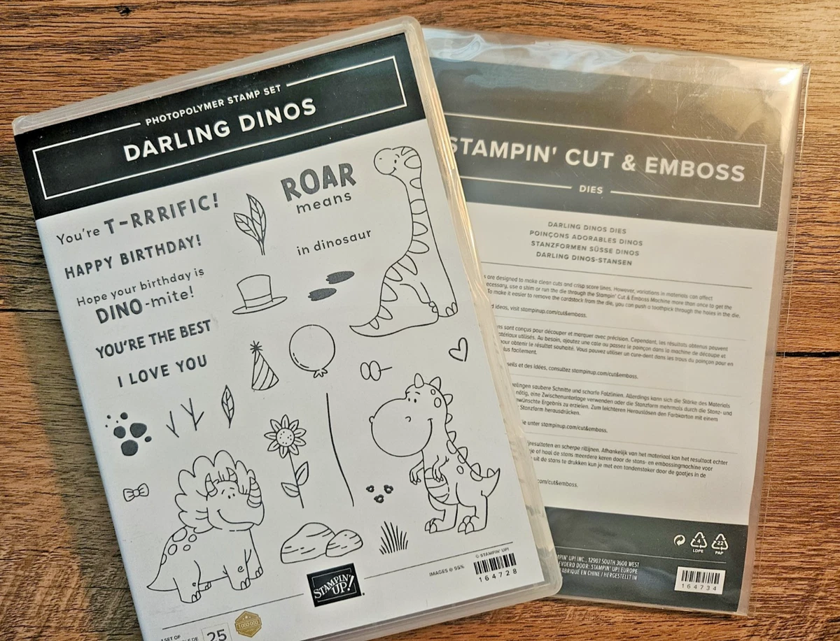 未使用♡DARLING DINOS フォトポリマースタンプセットスタンピンアップ Stampin Up Dinosaur for sale | eBay