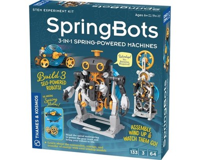 Thames & Kosmos SpringBots 3-in-1 Spring-Powered Machines [THK550038]