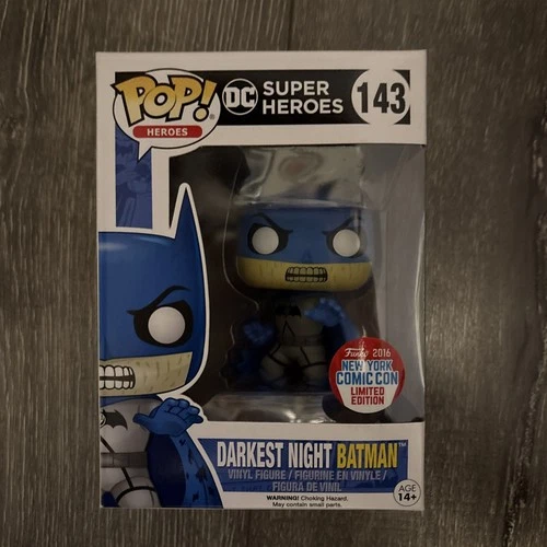 Funko Pop! Vinyl: DC Universe -Batman (Darkest Night) - New York Comic Con  #143