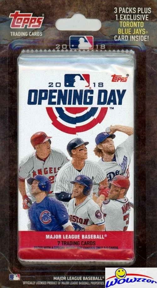 2018 Topps Opening Day Baseball 3 pack Sealed Blister-21 Cards! OHTANI RC YR