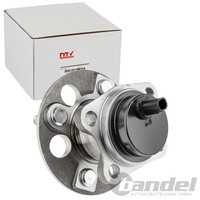 NTY RADLAGER-SATZ MIT ABS-SENSOR + Radnabe Hinten Passend FüR Toyota Yaris P9