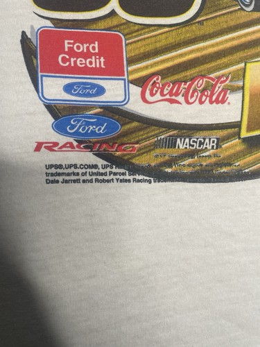Vintage Y2K Dale Jarrett Chase Authentics UPS NASCAR Full Print Shirt Mens XL - Picture 13 of 15