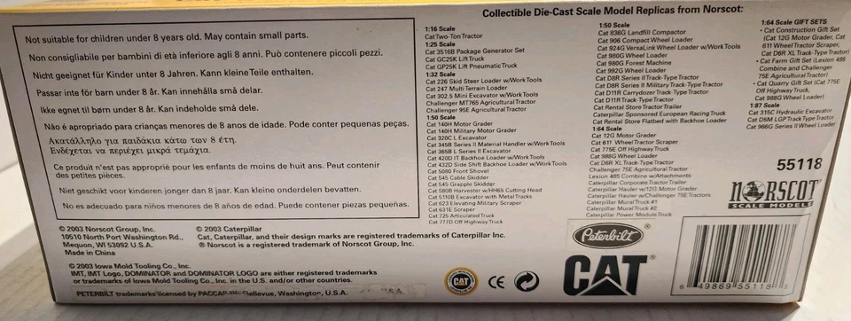 NORSCOT 1:50 Scale CAT Dealer Service Truck 55118 - Image 4 of 4