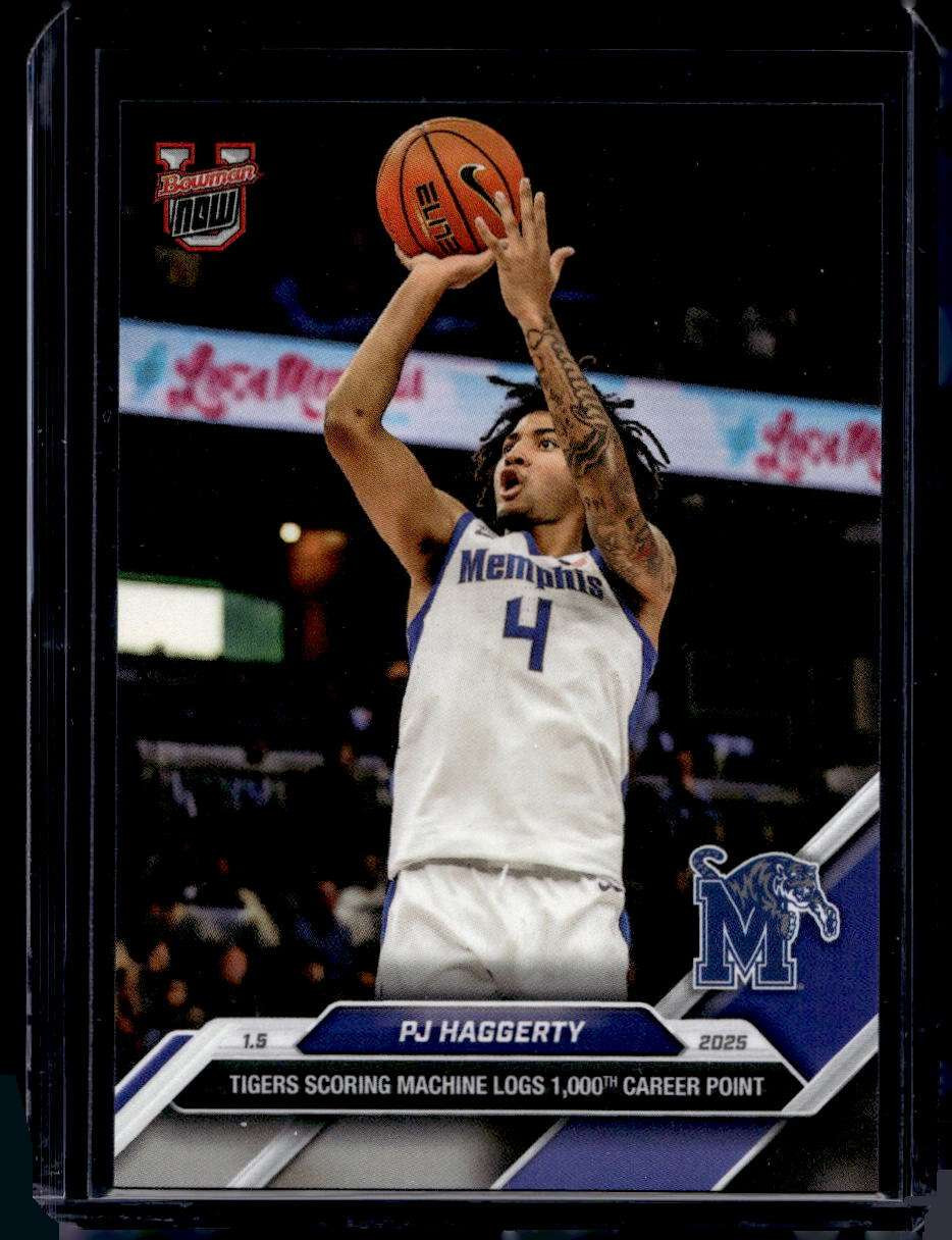 2024-25 Bowman U Now Topps #41 PJ Haggerty Base Card (Qty)