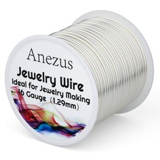 16 Gauge Jewelry Wire, 11 Yards Craft Wire Tarnish Resistant Copper Wire for Jew