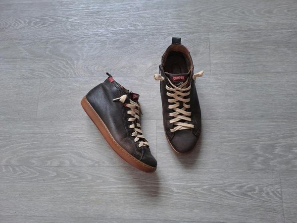 Women Camper Boots Brown 40