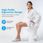 Yescom RV Toilet Porcelain Enamel Gravity Flush Camper Trailer Toilet Travel — photo 5