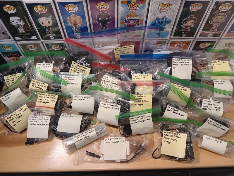 Lot of 28 Miscellaneous Electrical Cords / See Pictures for Details & Specifics