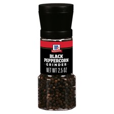 McCormick Black Peppercorn Grinder, 2.5 oz Bottle