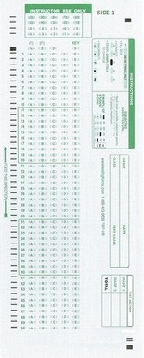 TEST-100E 882 E Compatible Testing Forms 25 Sheet Pack