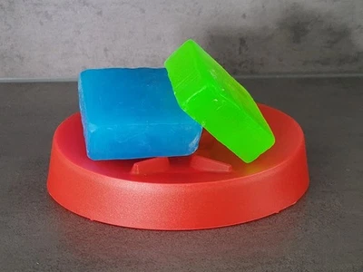 Spirella Move Frosty Rouge Porte-Savon Sélection. Forme Asymétrique - Photo 1/4