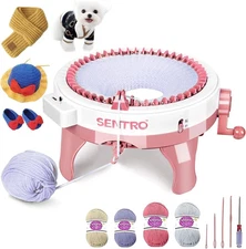 48 Needles Knitting Machines with Row Counter,Smart Knitting Crochet Machine,Wea