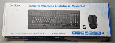 Wireless Tastatur (neu) ohne Maus LogiLink 2.4 GHz
