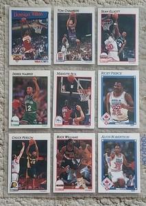 91-92 nba hoops box series 9 Misc. Cards, 1 - 90-91 Skybox Card, 1 - 96-97 Card