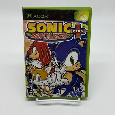 Sonic Mega Collection Plus Microsoft Xbox 2004 Tested Works Completed CIB 