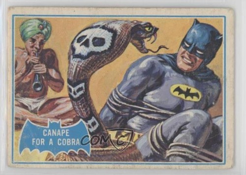 1966 OPC Batman Blue Bat #6B Canape for a Cobra — Raw