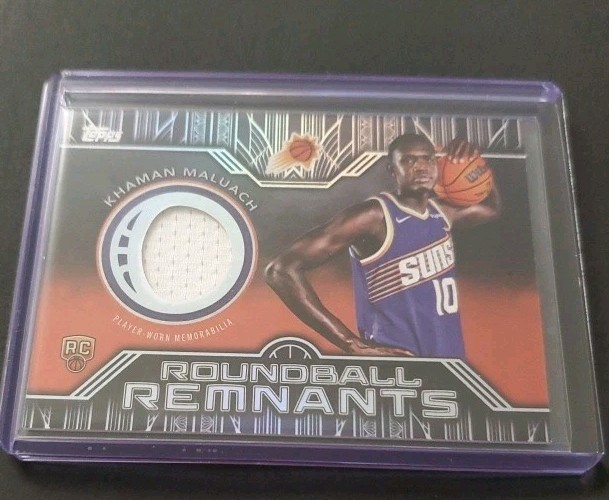 2025-26 Topps - Khaman Maluach ROOKIE Roundball Remnants Player Worn Patch