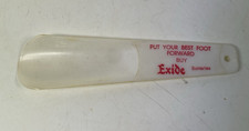 1960's Vintage Promotional Shoehorn for Exide Batteries Put Best Foot Forward