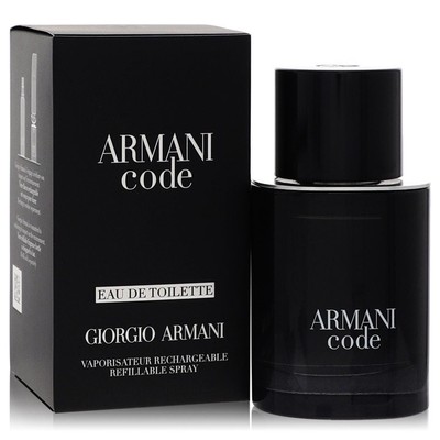 Armani Code by Giorgio Armani For Men Eau De Toilette Spray Refillable 1.7 oz