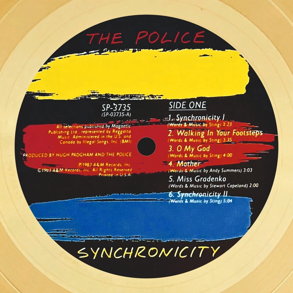 The Police - Synchronicity / LP Gold 12" / Souvenir in black fram / Rock - Image 2 of 4