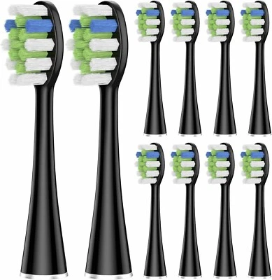 YUNCHI Replacement Brush Heads Compatible with AquaSonic Black Series Duo Series Pro