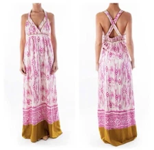 Ann Taylor Womens Silk Maxi Dress