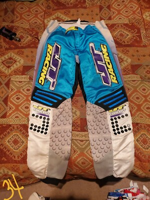 Pantalon JT Paintball Motocross Vintage, Noir, Taille Large, équipement Patineur Paintball