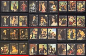 💲💲 PRADO MUSEUM PAINTINGS collection of 30 SETS of STAMPS mnh **