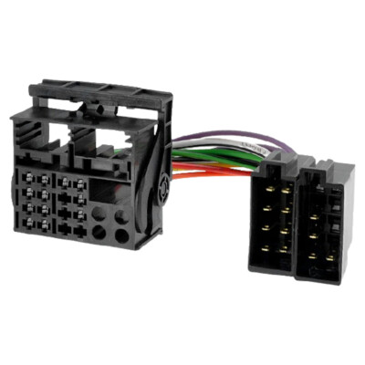 Radio Adapter ISO Quadlock Kabel Stecker für Ford Fiesta Focus C-Max S-Max Aux