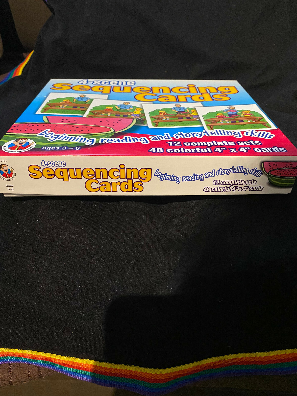 Frank Schaffer 4-Scene Sequencing Cards Reading Skills Ages 3-6 Copyright  1997 | eBay