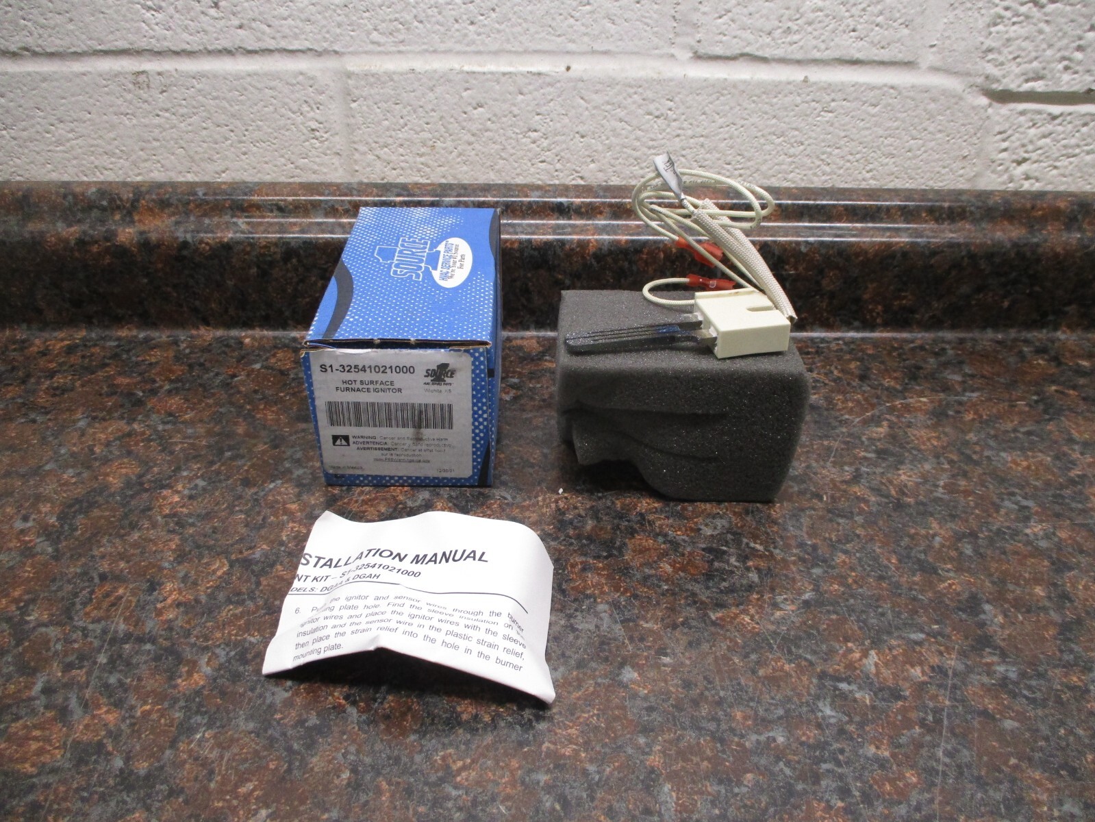 New Source 1 York S132541021000 201N Furnace HSI Hot Surface Ignitor