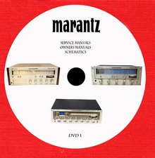 1 service manual for Marantz audio on in pdf format DVD 1 of 3