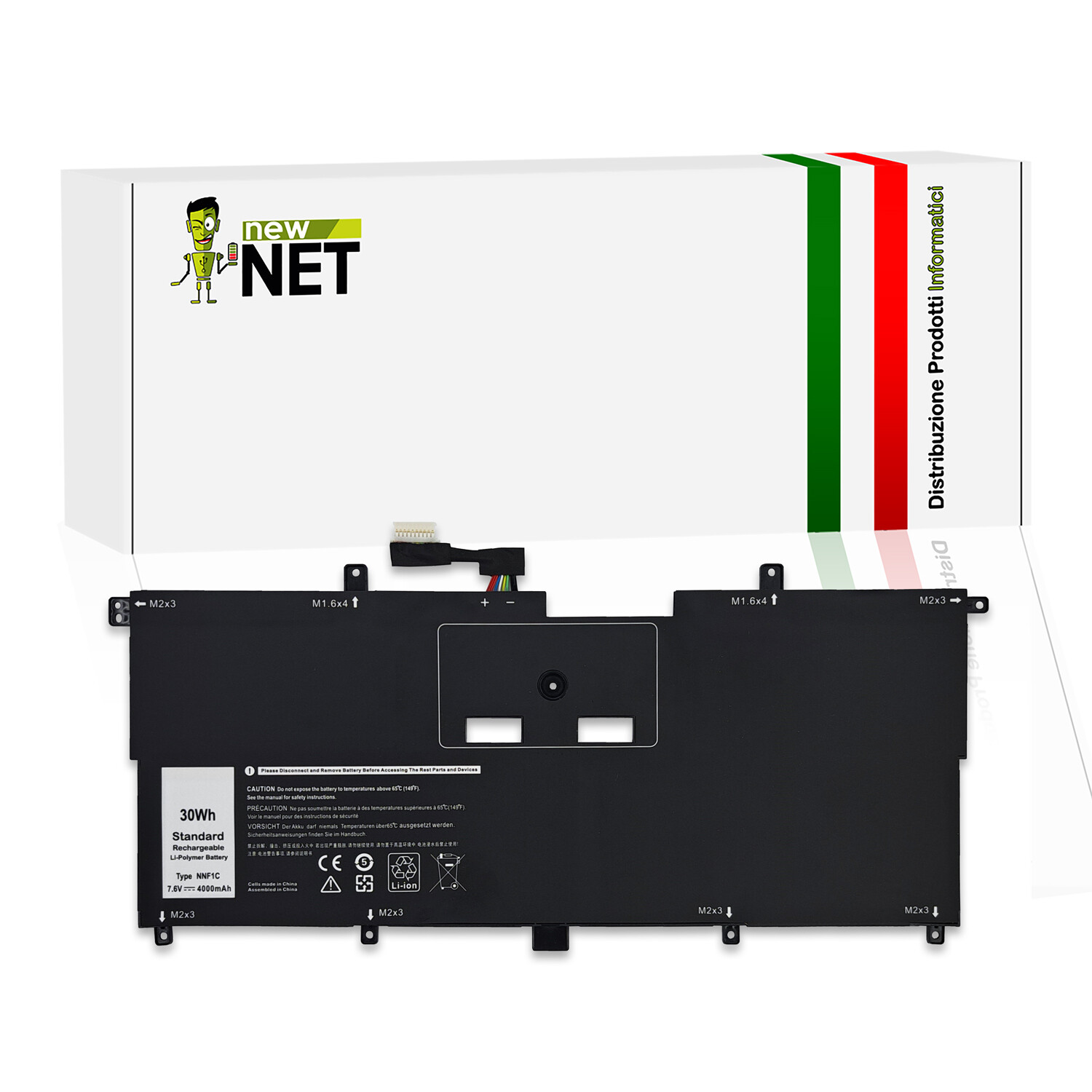 Batteria Dell NNF1C Ricambio Compatibile 7.6V 4000mAh - Risparmio