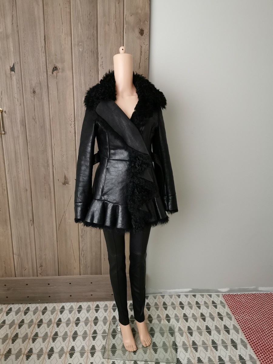 PRADA SHEARLING JACKET SZ IT40 | eBay